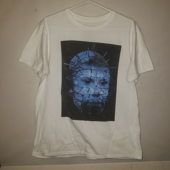 Hellraiser 3 Pinhead White Graphic Tee Adult Size Large - Picture 1 of 7